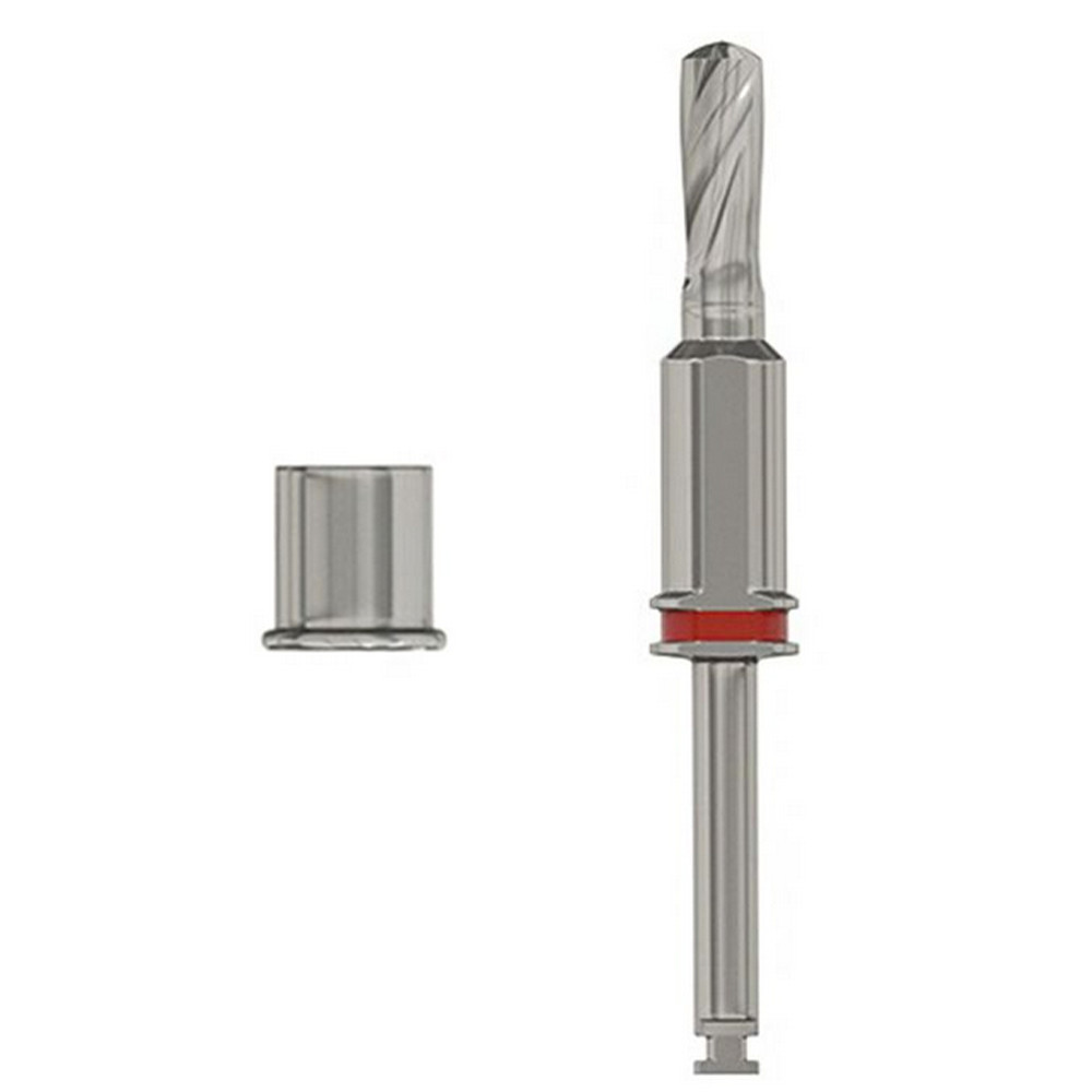 Dental External Irrigation Stopper Drill Ø2.8mm + Surg ical Guide Sleeve Set