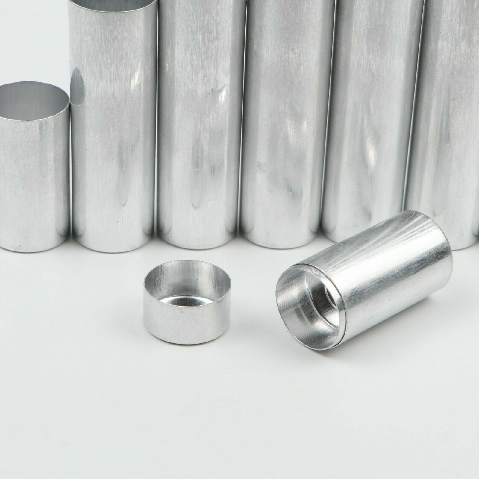 100Pcs Dental Material Empty Aluminum Cartridges for Denture Making – 22*45mm