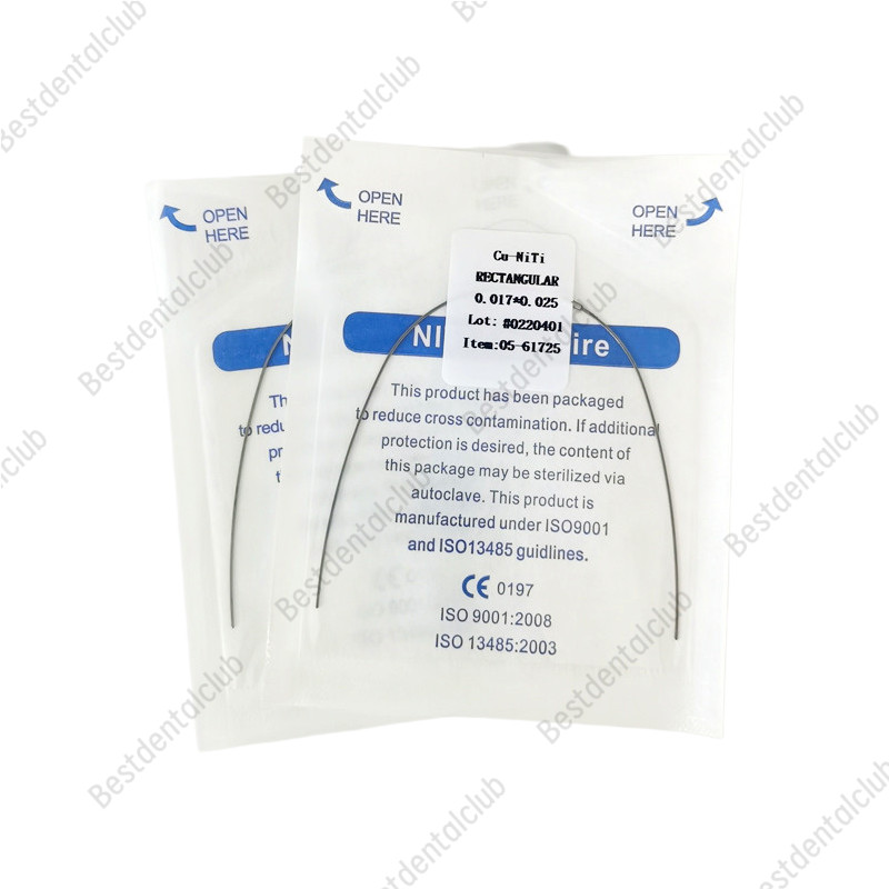 Dental Orthodontic Copper Cu-Niti Wires Rectangular Arch Wires Damon Stop