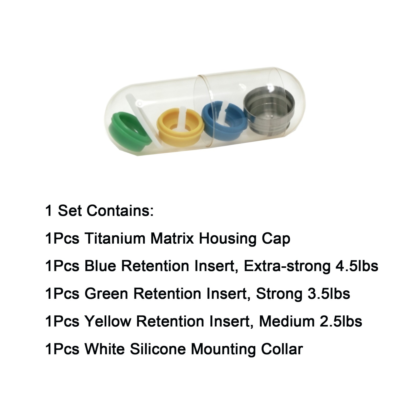 US Dental Overdenture Locator Retention Caps Kit Tool & Novaloc Inserts Kit Tool