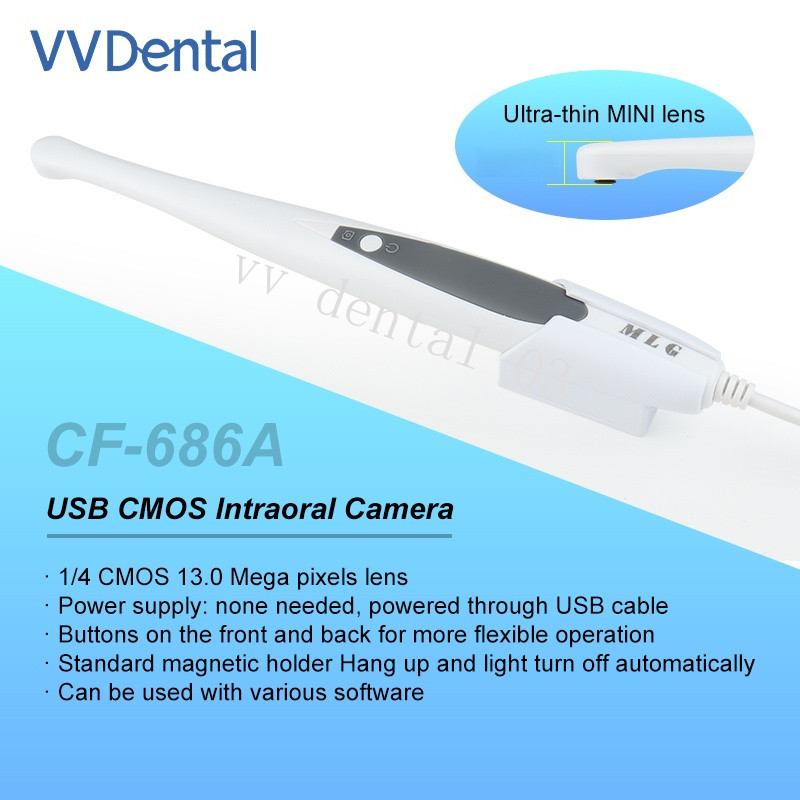 Dental LED Intraoral Camera USB 13MP High Resolution 6mm Super Mini Lens