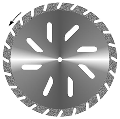 Euro Dia. Disk Flex Die Sep. DoubleSided Course UNMounted 0.24mm D365-450C-U 2Pk