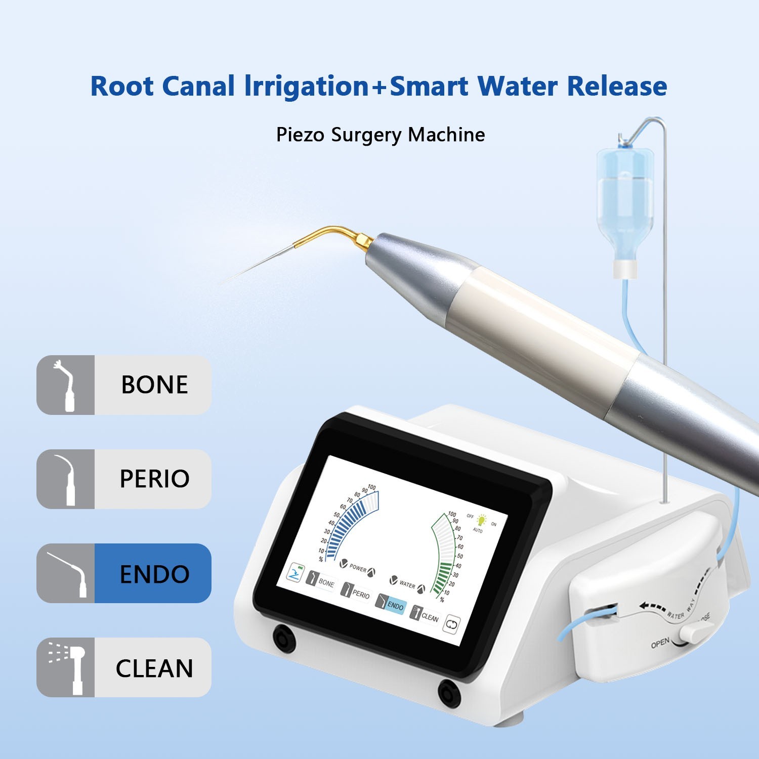 Dental Piezo surgery&Implant Motor 2IN1 Bone Cutter/Brushless Micro motor 4Hole
