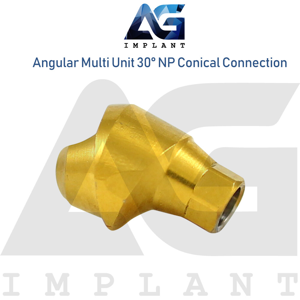 Angular Multi Unit Prosthetic System 30° Conical Connection NP With Screw 1.6mm