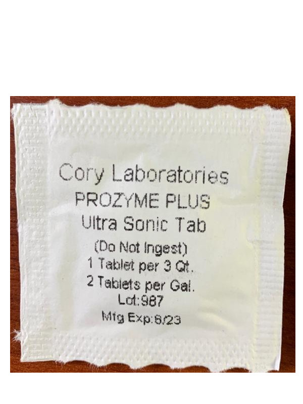 Prozyme Plus Ultrasonic & Evacuation Cleaning pre-soak 3 in 1 Mint 16-128 Tablet
