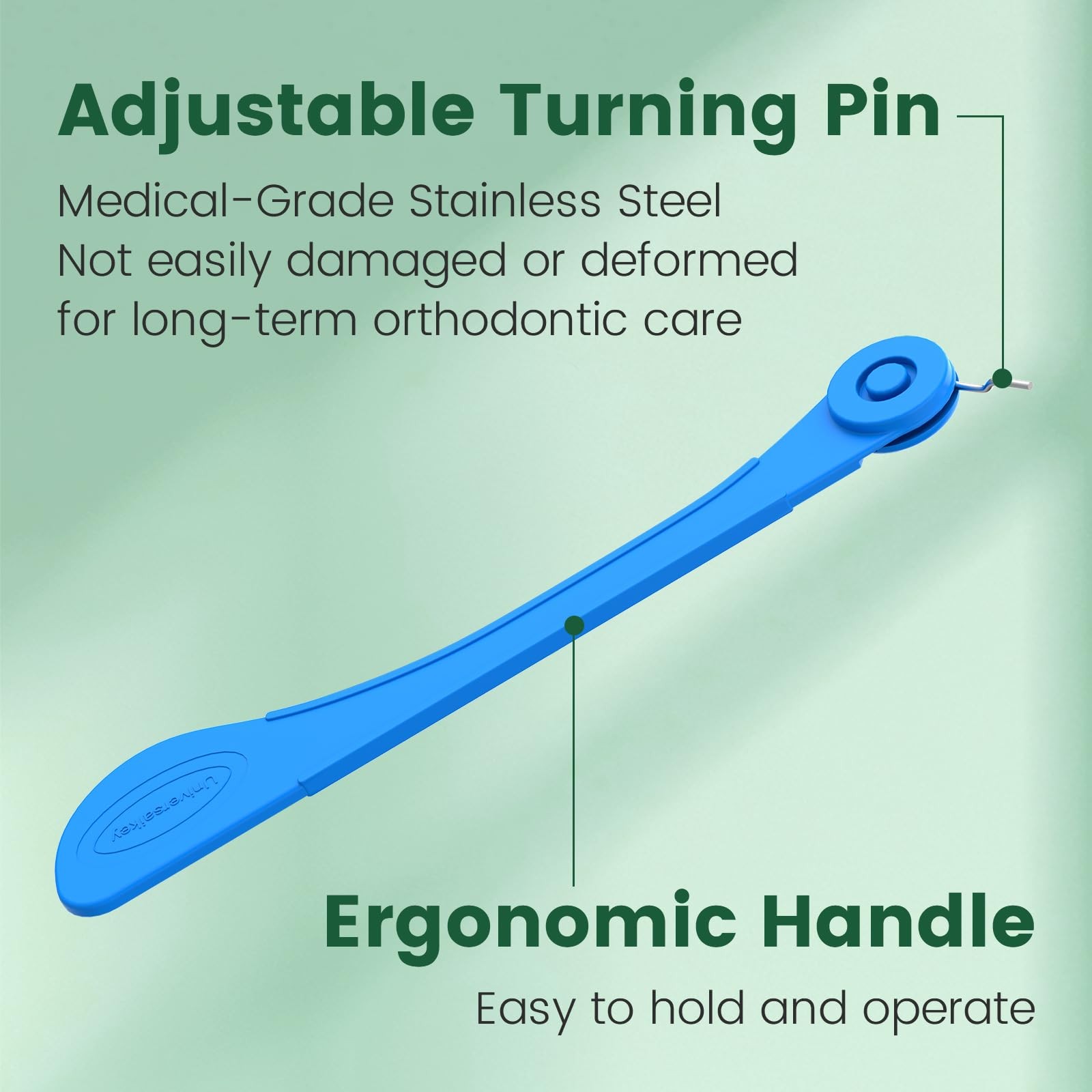 Fremouth 2 Count Universal Expander Keys, Dental 2 (Pack of 1), Blue