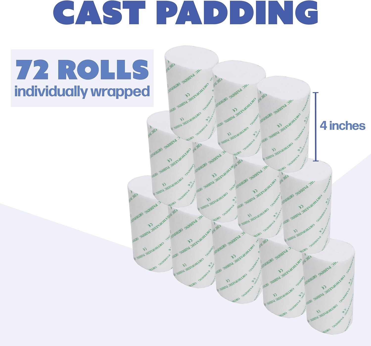 Cotton Cast Padding, 4″ x 4yds., 72 Count
