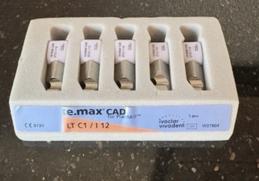 Ivoclar IPS Emax LT C1 / I12 CAD For Planmill (5 Blocks)