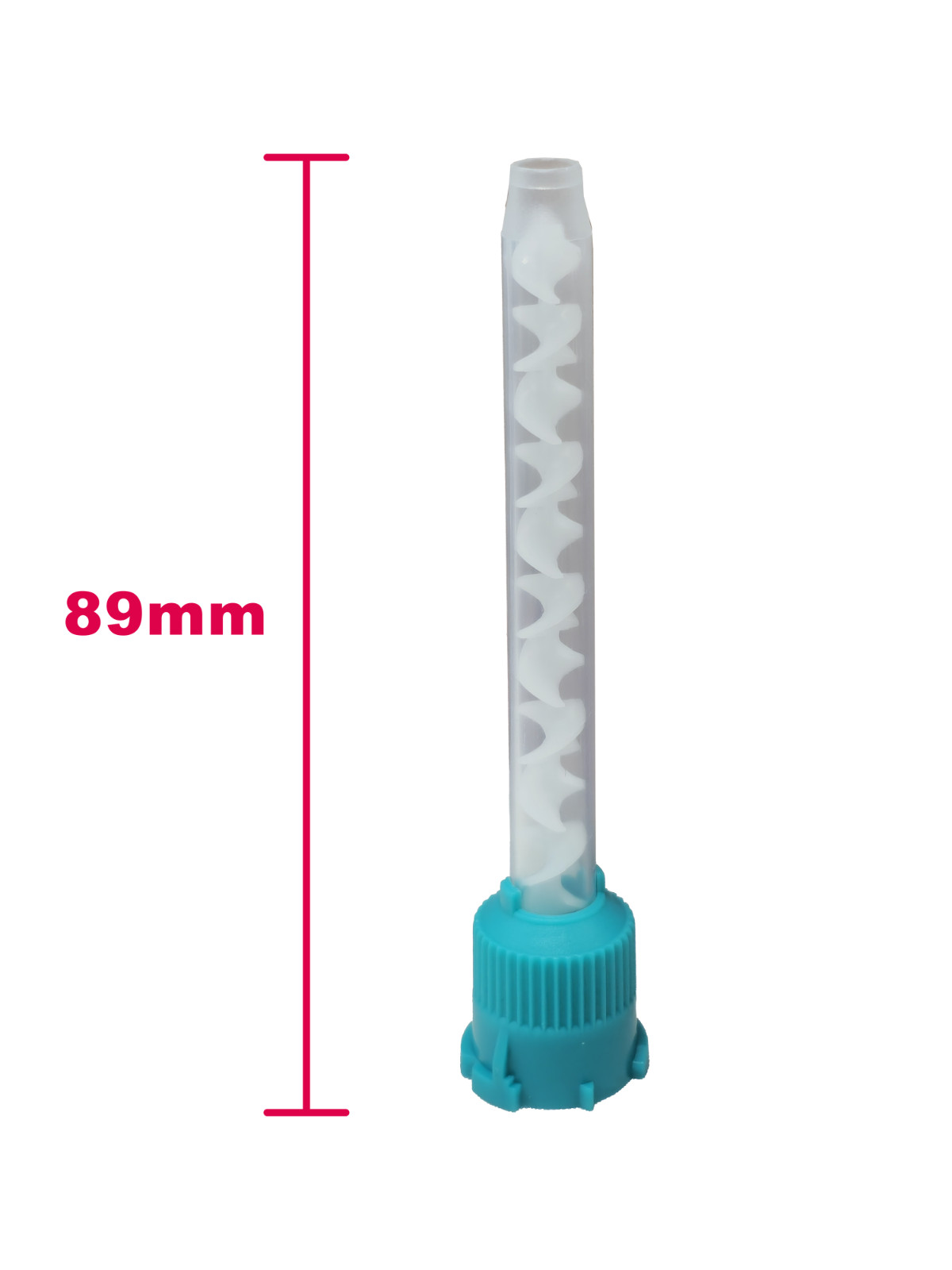 Dental Teal HP Mixing Tips Defend Type 250 x 6.5mm Heavy Body Mydent Stle