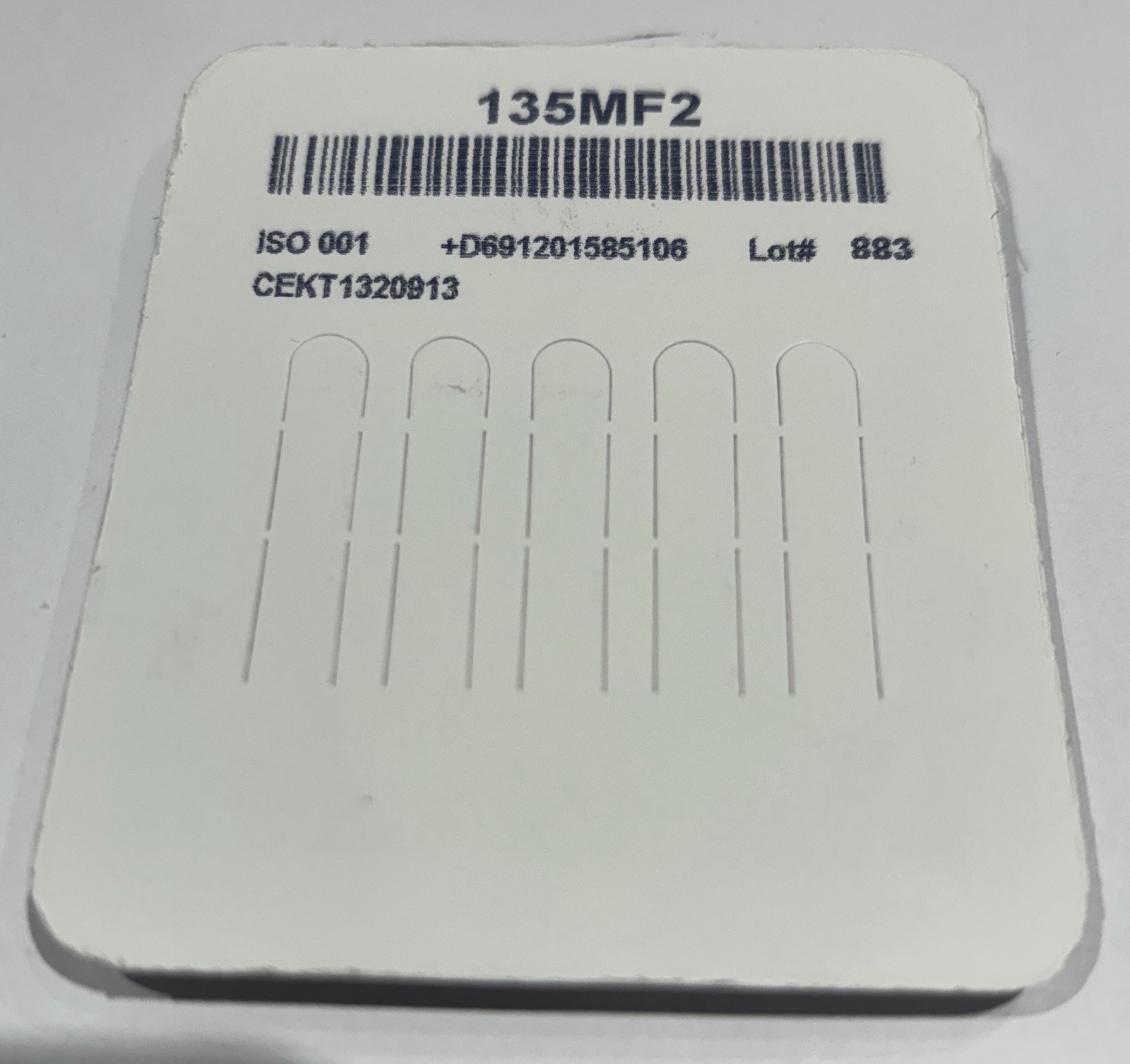 Premier Two 2 Striper Dental Composite Finishing Diamonds 135MF2, 5 Pack