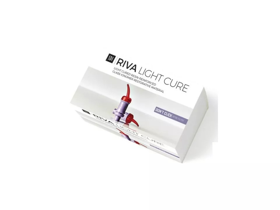 SDI Riva LC Light Cure Resin Reinforced Glass Ionomer Restorative 50 Capsule