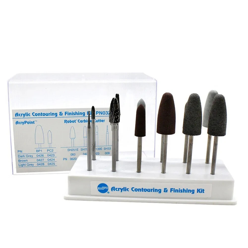 Shofu Acrylic Contouring And Finishing Kit same as picture expactdite shipping