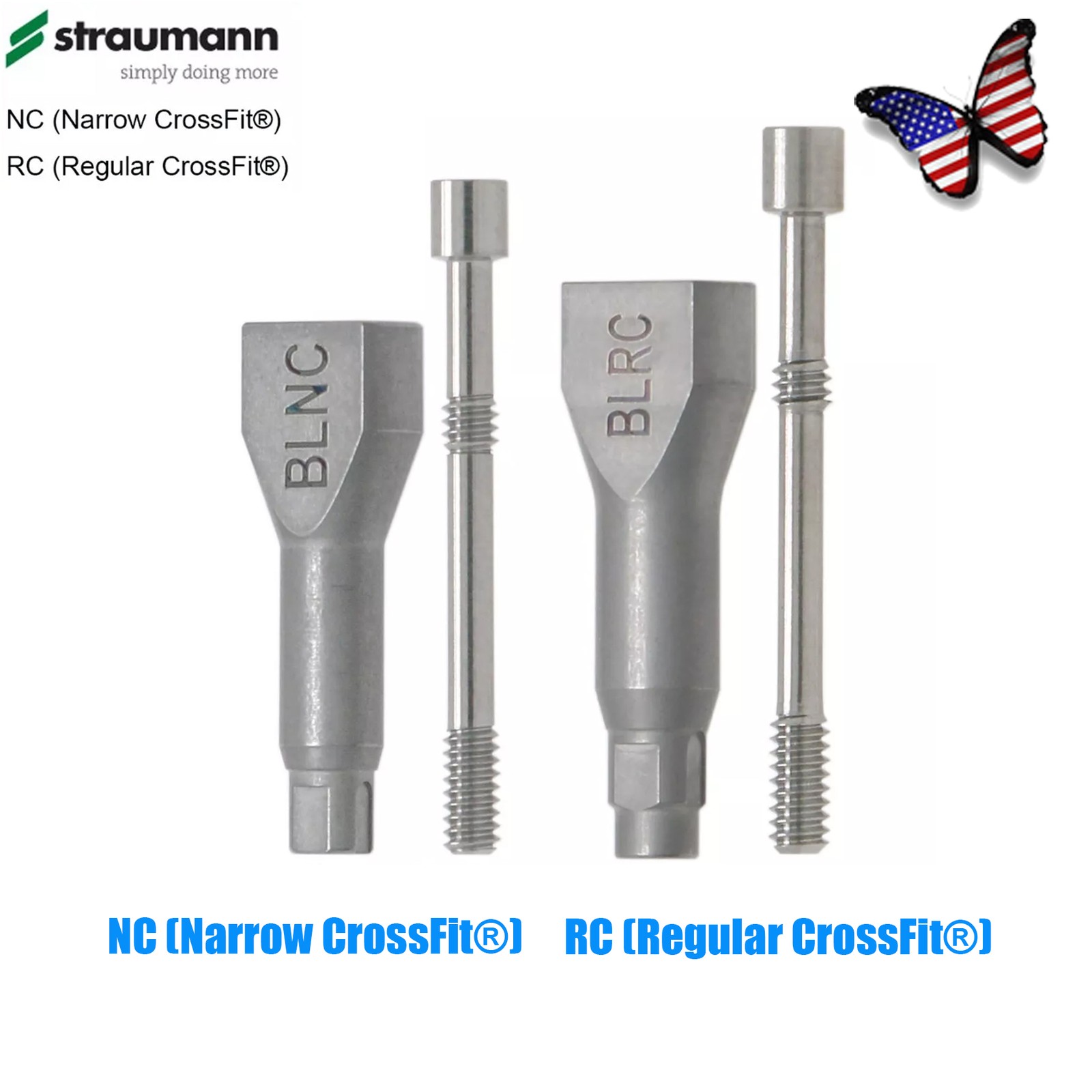 Straumann ITI Implant Accessories Healing Abutment/Scan Body/Analog/Coping NC/RC