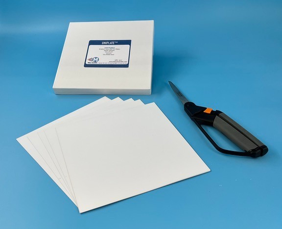 Silica Gel coated on AL Foil Sheets 200µm 20x20cm (25/box) P156017