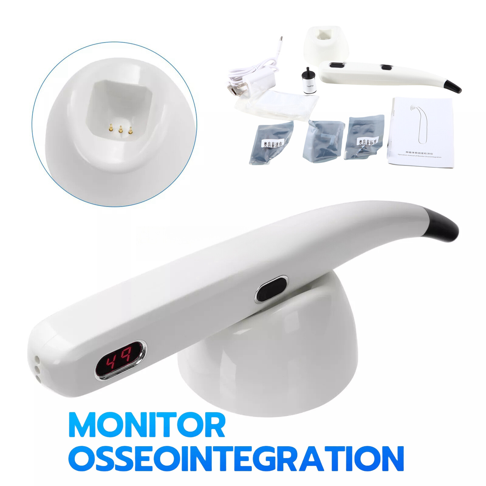 Dental Implant Osseointegration Monitor Stability Measurement Tester Device RFA