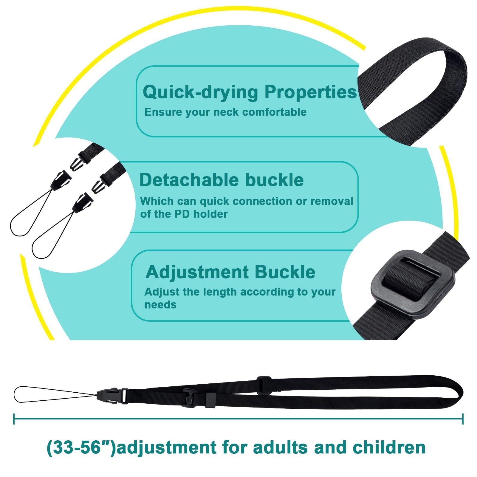 iGuerburn PD Catheter Holder for Baxter, Peritoneal Dialysis Black