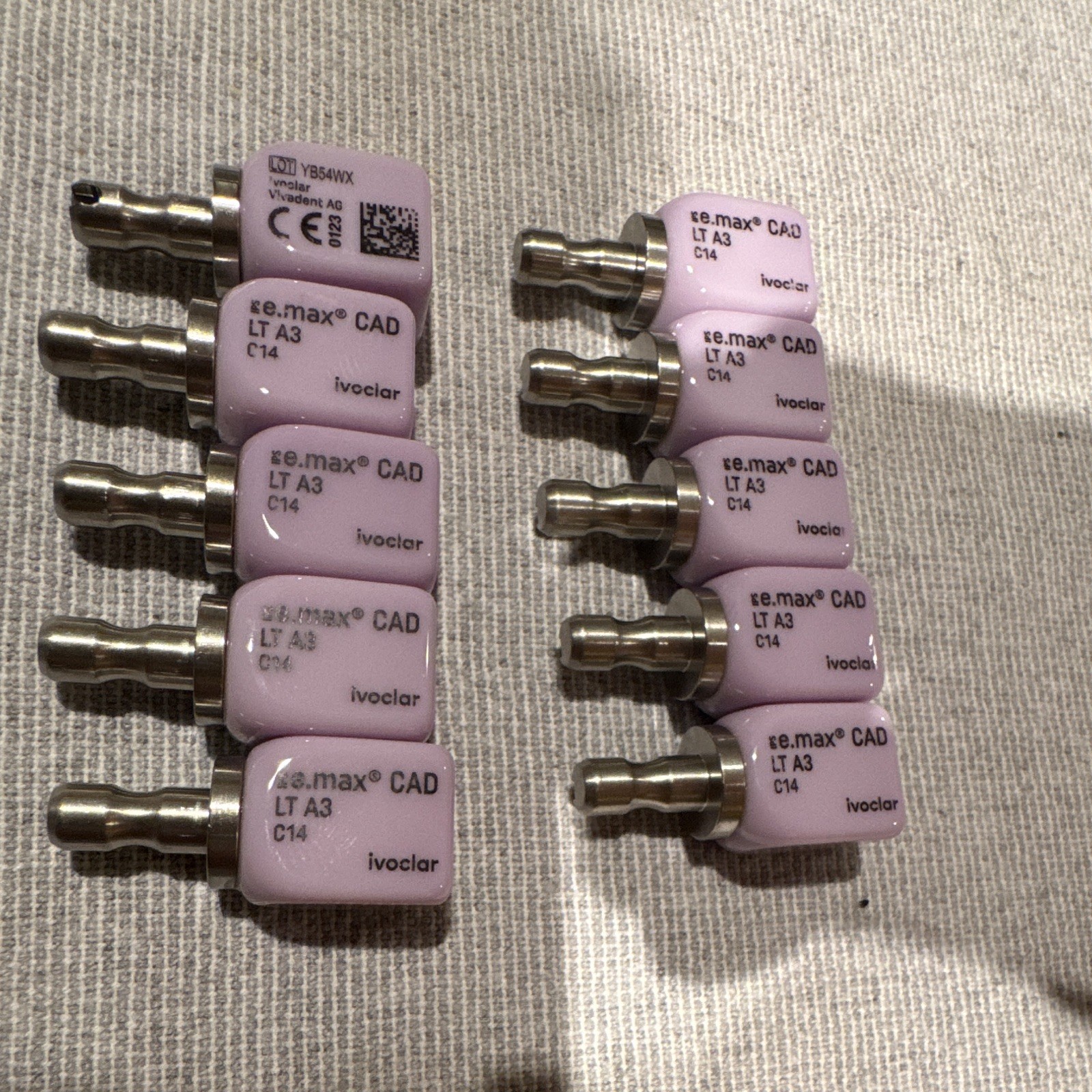 Cerec IPS Emax Cad Blocks LT A3 / C14 10 count