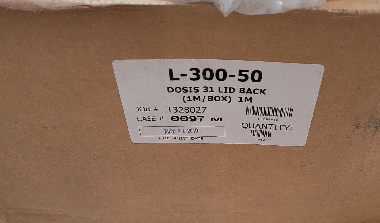 SureMed by Omnicell Medication Tech 31-DAY MULTIMED #L-300-50- 500 labels w/ BAR