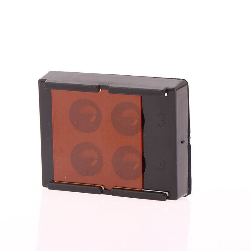 Dental Veneer Storage Box Teeth Patch Shading Light Retainer Molar Box 4 Holes