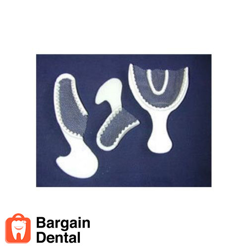 100 Pcs Sideless Posterior Disposable Impression Bite Registration Trays