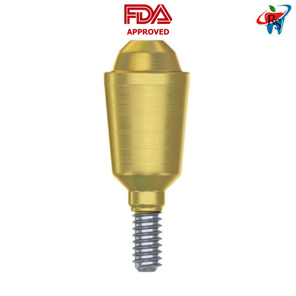 5x Set Dental Plastic Sleeve + Straight Multi-Unit 1.6 Standard Int Hex 2.42mm