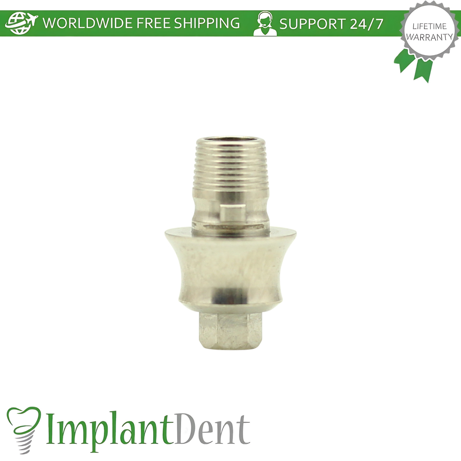 X10 Ø5.7mm Anti-Rotation Ti-Base WP MIS Compatible Int Hex 2.45mm Connection