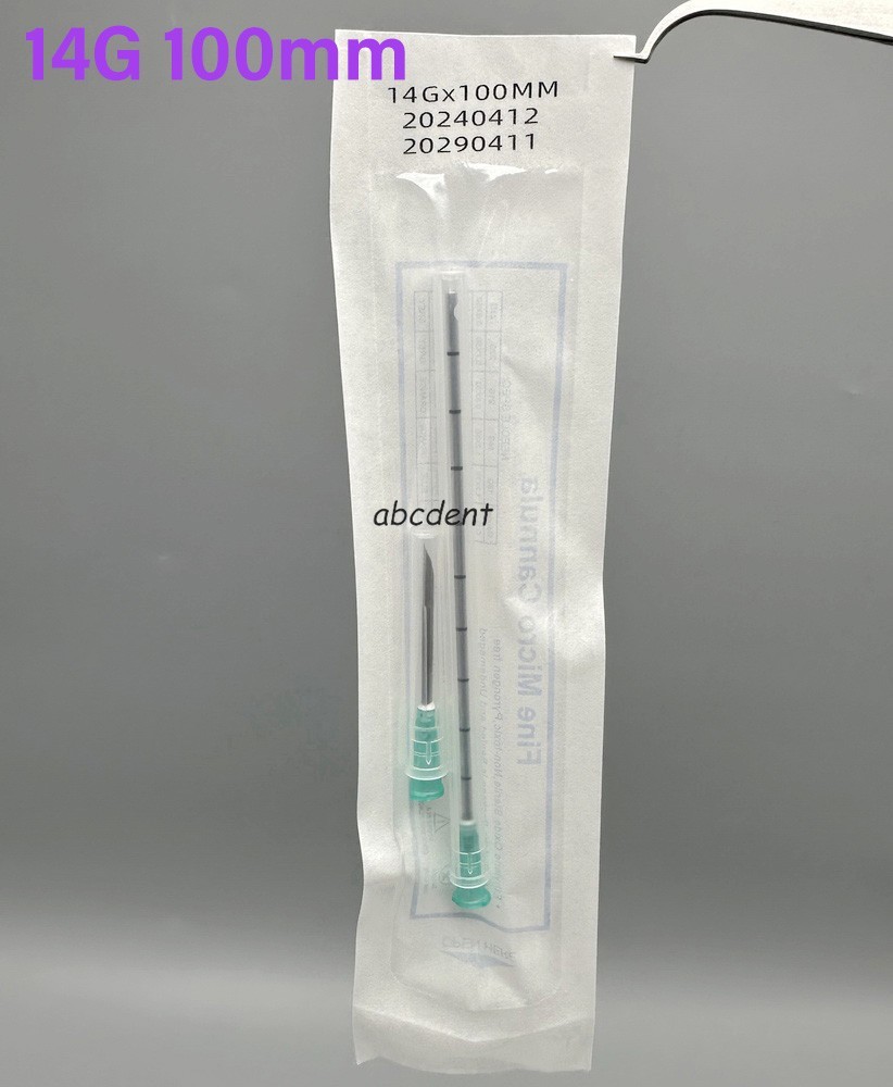 Sterile Micro Cannula With Puncture Blunt Tip for Fillers Needle Syringe Tips