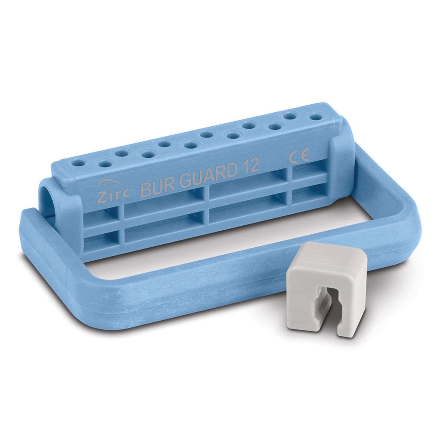 Steri-Bur Guard 12-Hole Bur Holder – Blue, Adjustable & Sterilizable