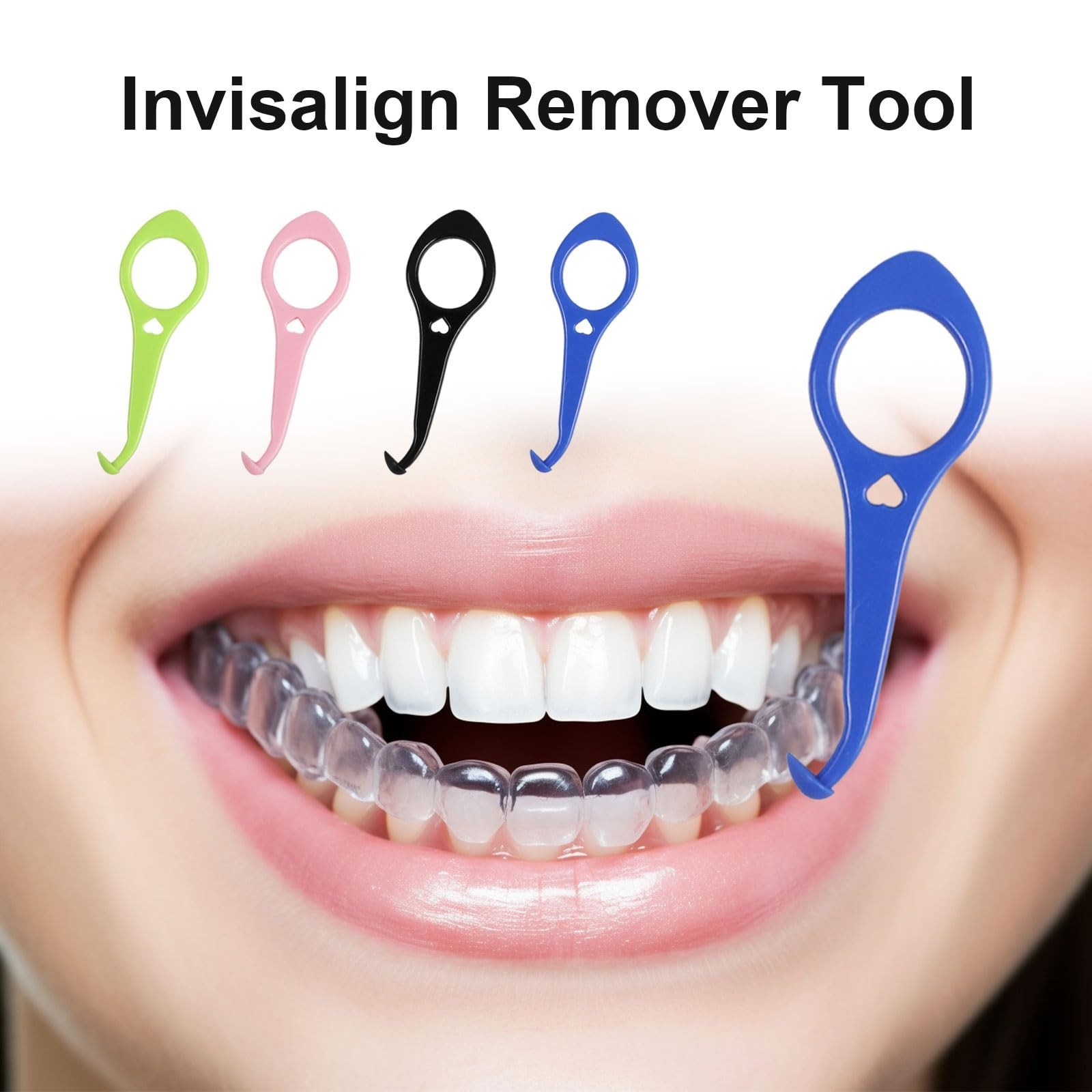 Invisible Aligner Removal Tool – 40pcs Clear Braces Remover & Fixer Kit