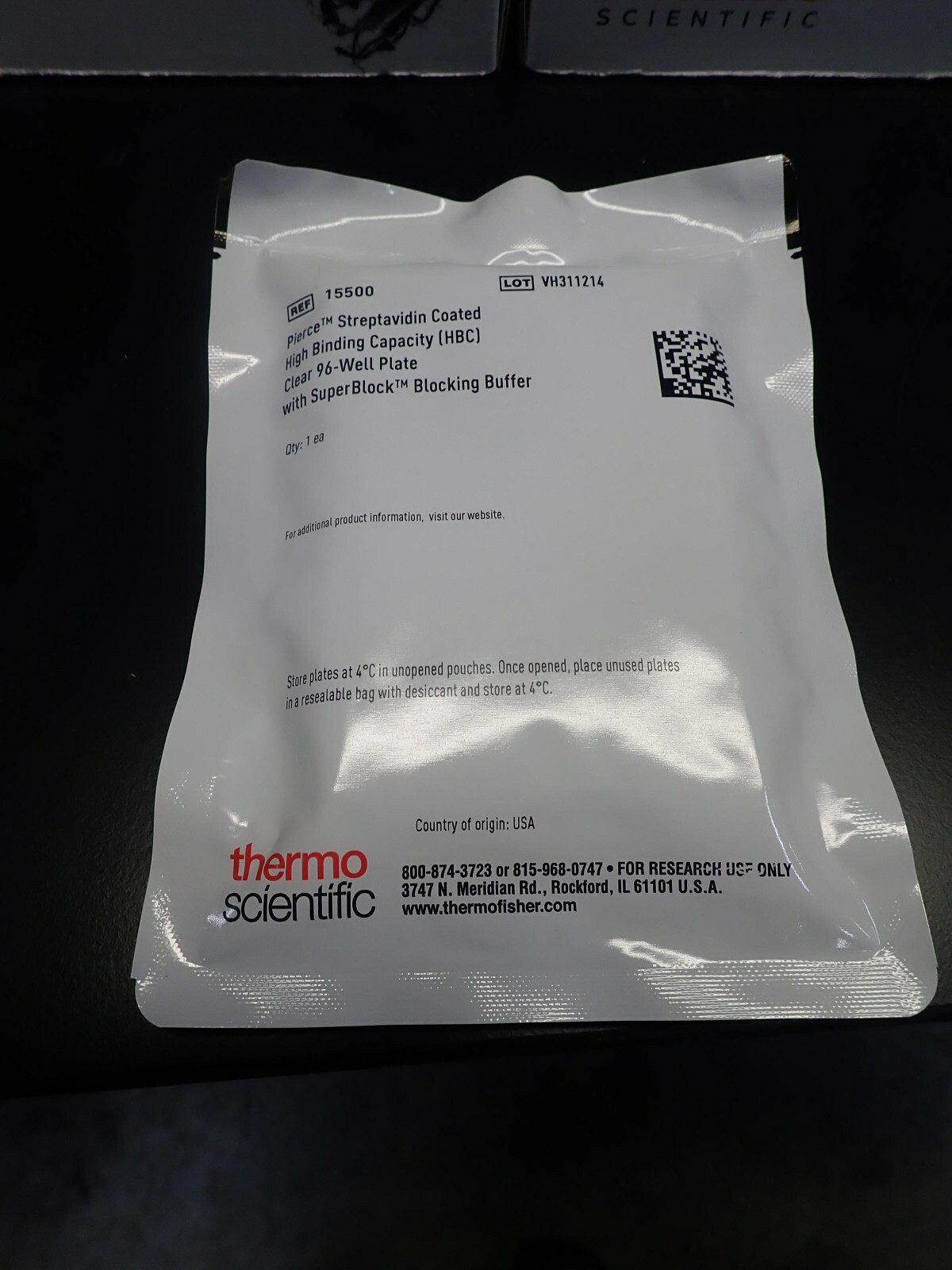 Thermo Scientific Clear 96-Well Pierce Streptavidin Coated HBC (pkg5) 15500