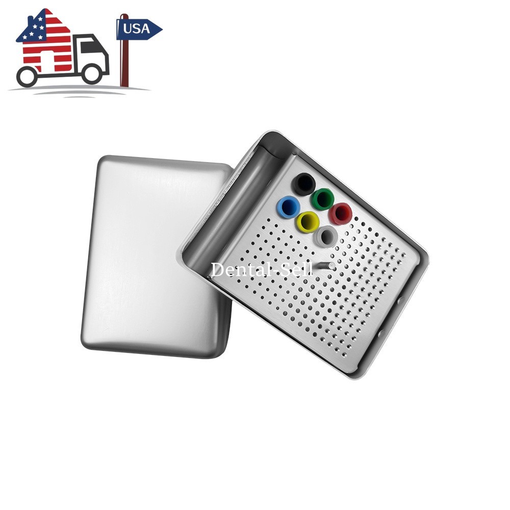 Dental Endo Sterilization Organizer Holder Container 180 Holes Bur File Point US