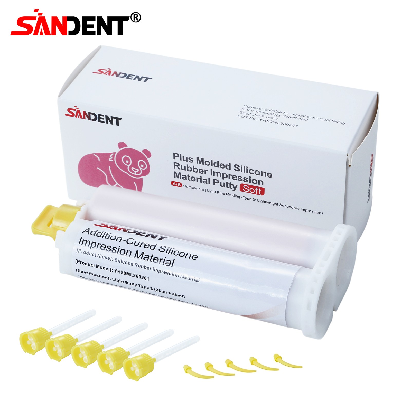 Dental Putty Impression Material Set Putty 800g + 50ml Wash