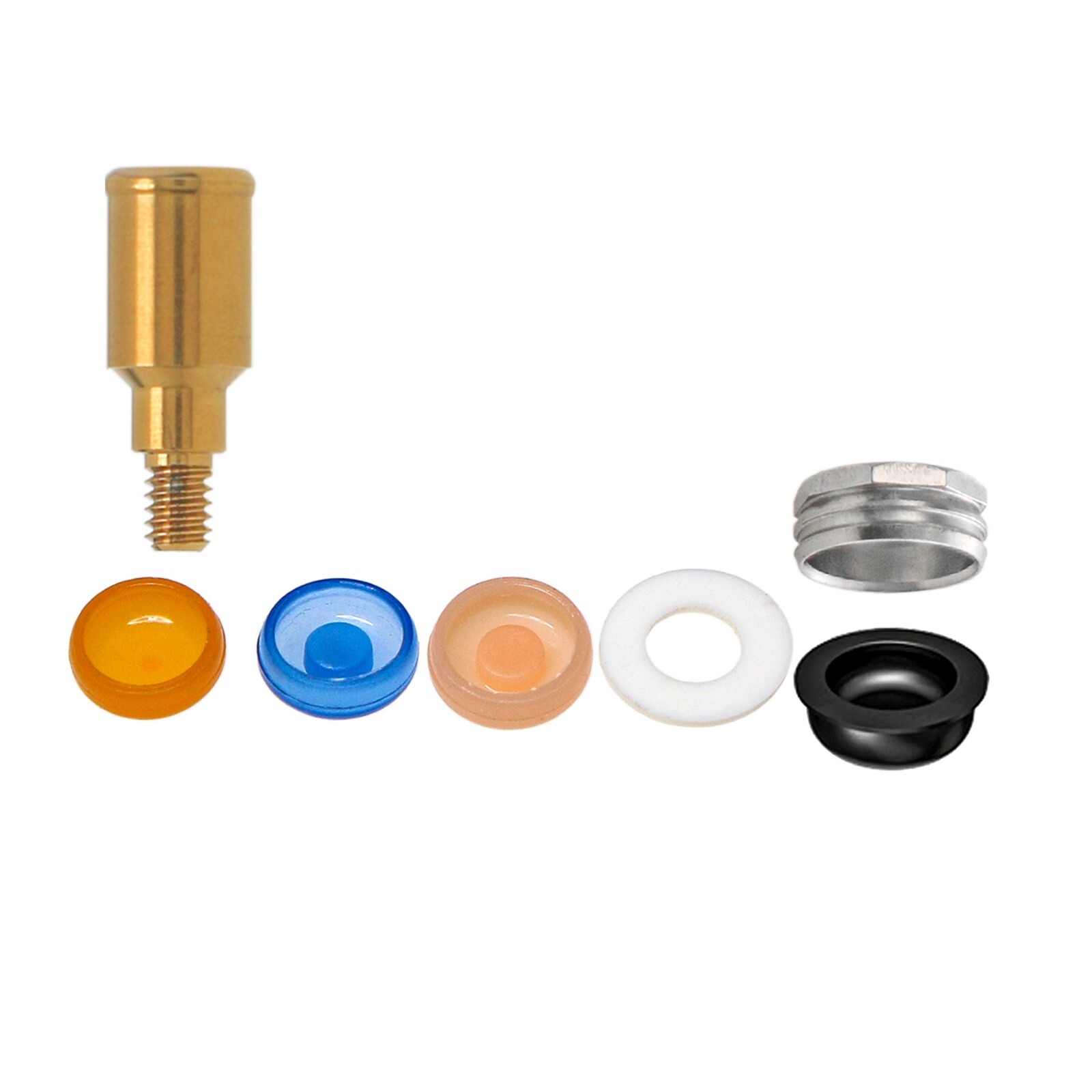 US Locator Abutments 1-5mm & Retention Caps Fits ZIMMER Screw-Vent 3.5 Platform