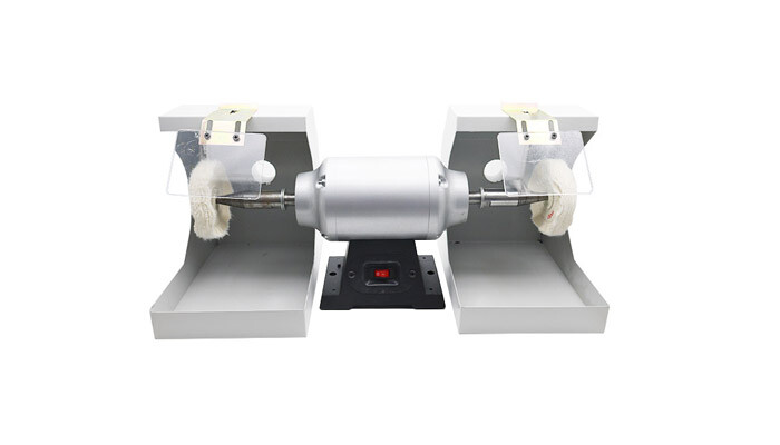 Dental Polishing Lathe Machine Bench Grinder Lab Cutting Compact Unit