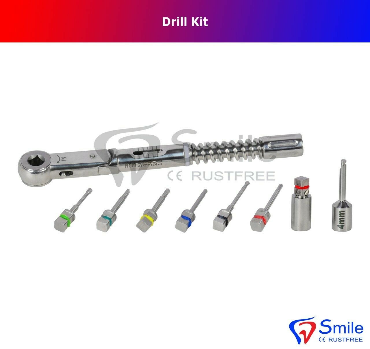 Mini Zimmer Astra System Dental Implants Prosthetic Drivers Kit FDA Approved