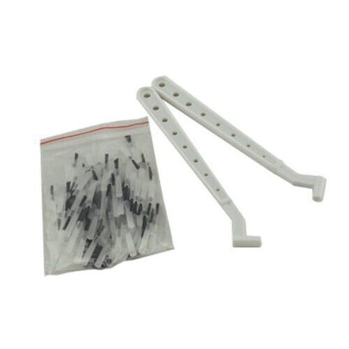 500 Pcs Dental Composite Micro Brush Applicator Tips + 5 Pcs Cleaning Handle Use