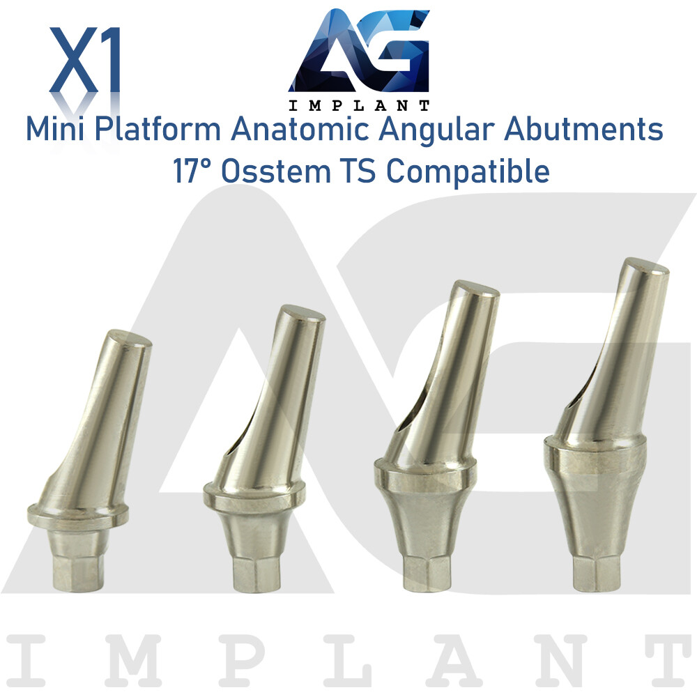 Dental Mini Platform Anat0mic Angled Prosthetic 17° 0sstem®TS Compatible