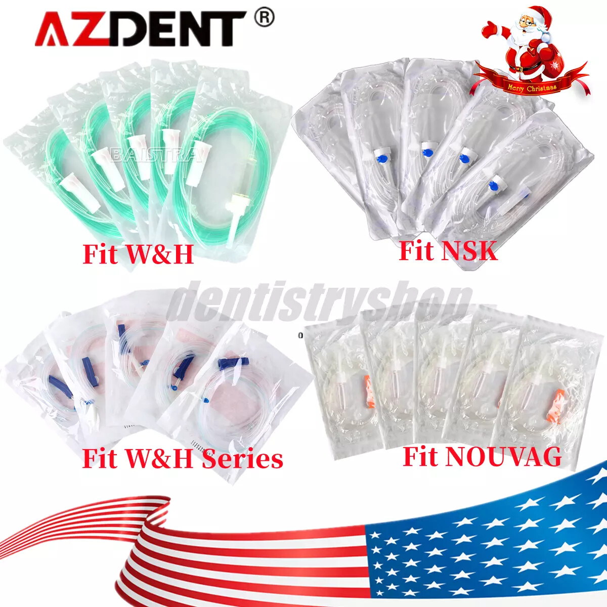 Dental Implant Irrigation Tubing Disposable Tube Fit For WOODPECKER/WH/NSK/COXO