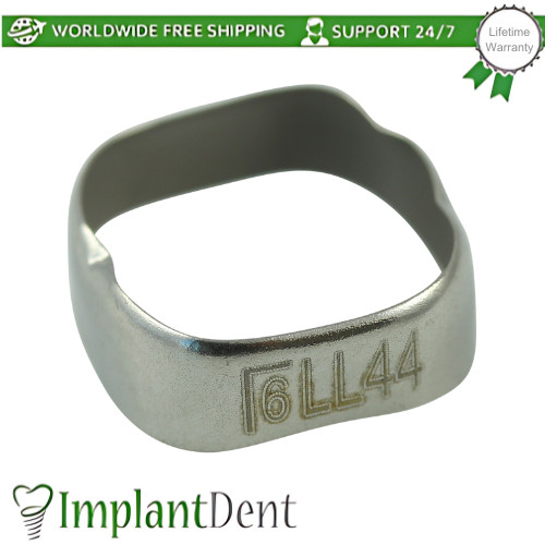 Dental Molar Standard Upper Left Bands 10pcs Stainless Steel Braces Span Ortho