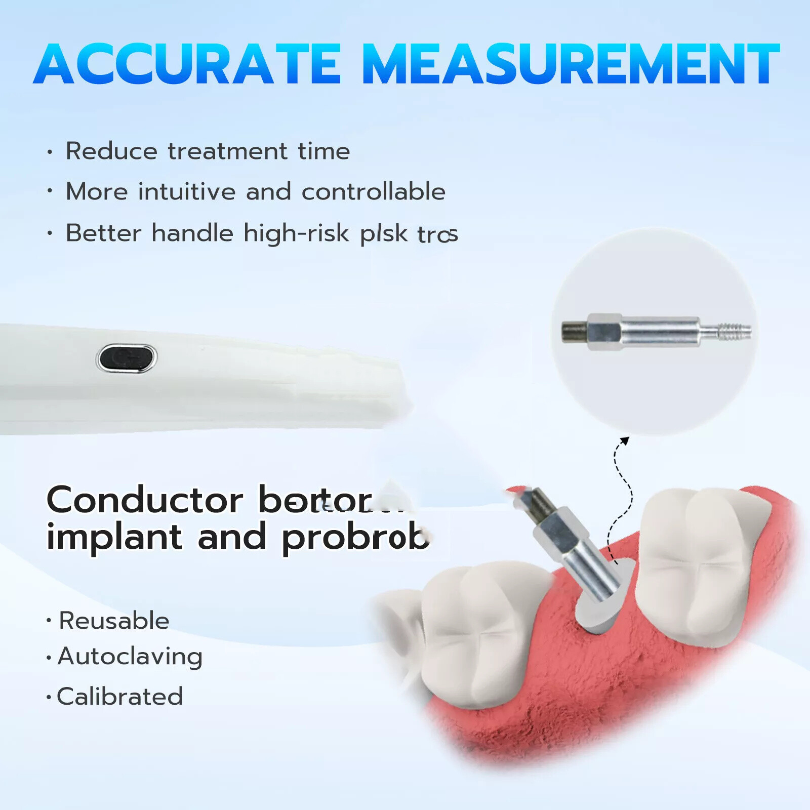 DENTAL NEW OSSEOINTEGRATION ISQ IMPLANT STABILITY METER FAST SHIPPING