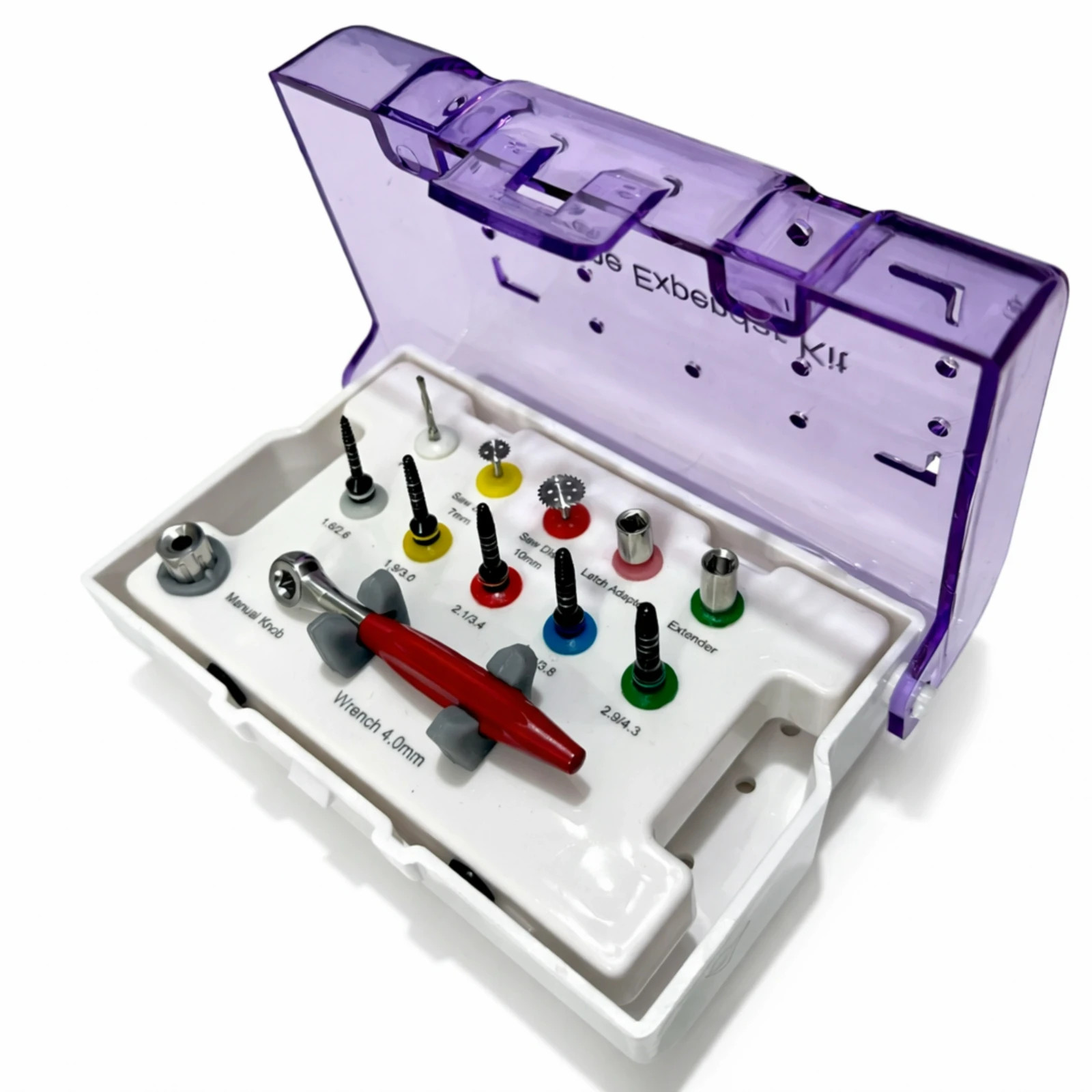 Dental Implant Bone Expander Kit Safe Ridge Widening Solution Black Titanium CE