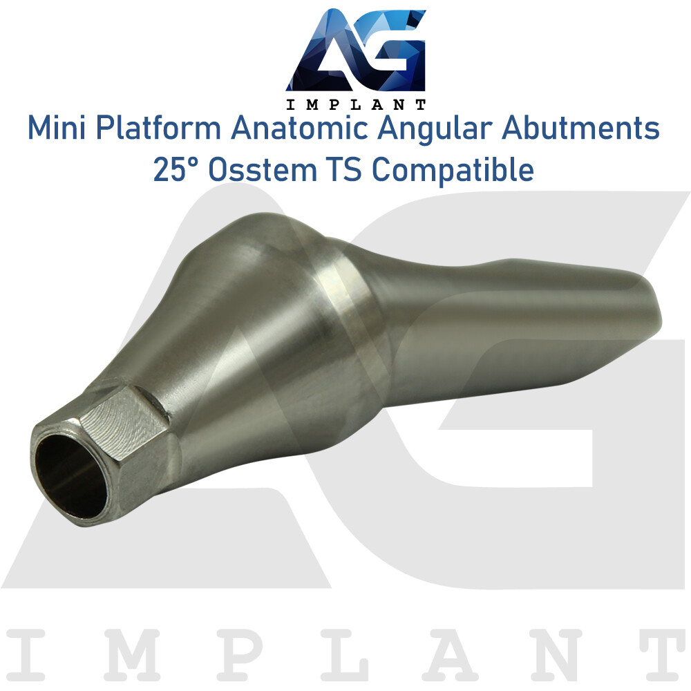 Dental Mini Platform Anat0mic Angled Prosthetic 25° 0sstem®TS Compatible