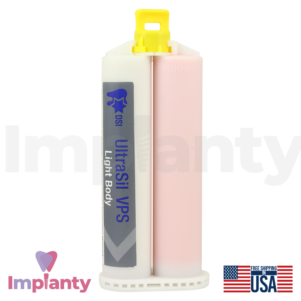 DSI Dental UltraSil VPS Light Body Wash Impression Material 100ml Cartridge
