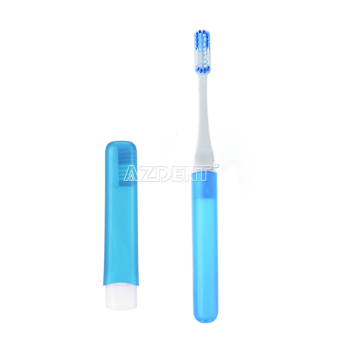 100 kits Ortho Dental Tooth brush Tie Interdental brush Floss Oral Care Kit Blue