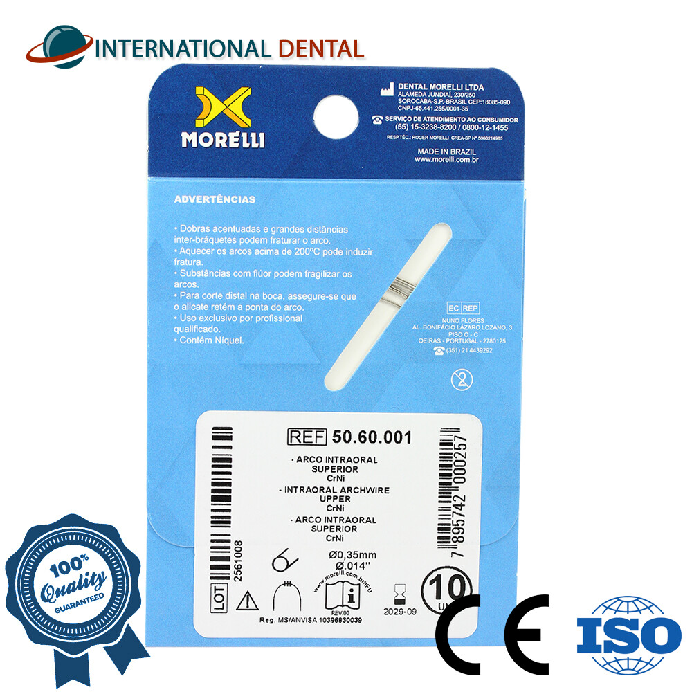 Orthodontic Dental Morelli Intraoral Archwire CrNi Steel Wire Wires Round