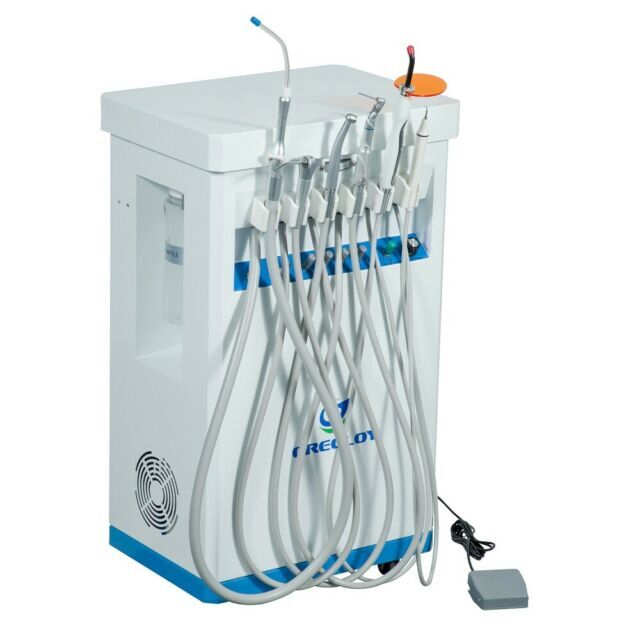 Mobile Dental Cart Unit GU-P209+Compressor+Strong Suction+Scaler+Curing Light 2H