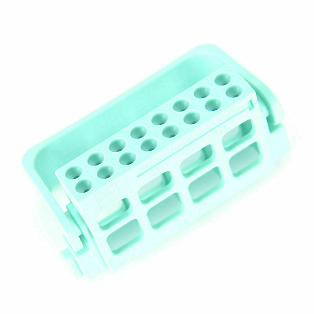 Dental Endodontic Block Measure Sterilize Endo Files Holder 16 Hole Autoclavable