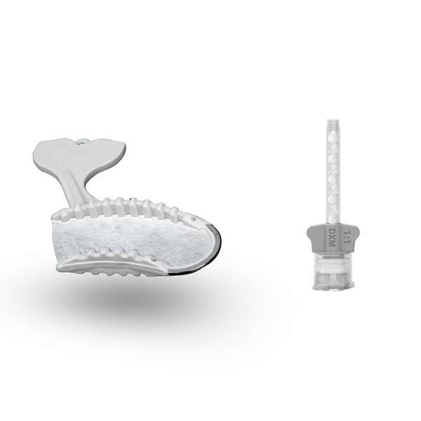 DIBT 35 Posterior Side Stainless-Steel Bite Trays & 48 Light Body Mixing Tips