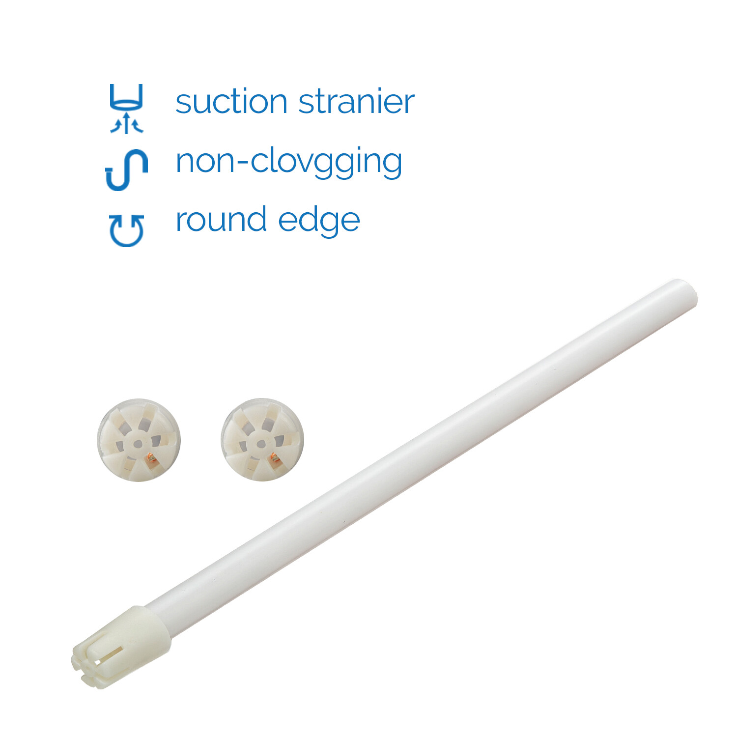 JMU 100pcs Dental Saliva Ejector Disposable Suction Tips Saliva Ejector Screen