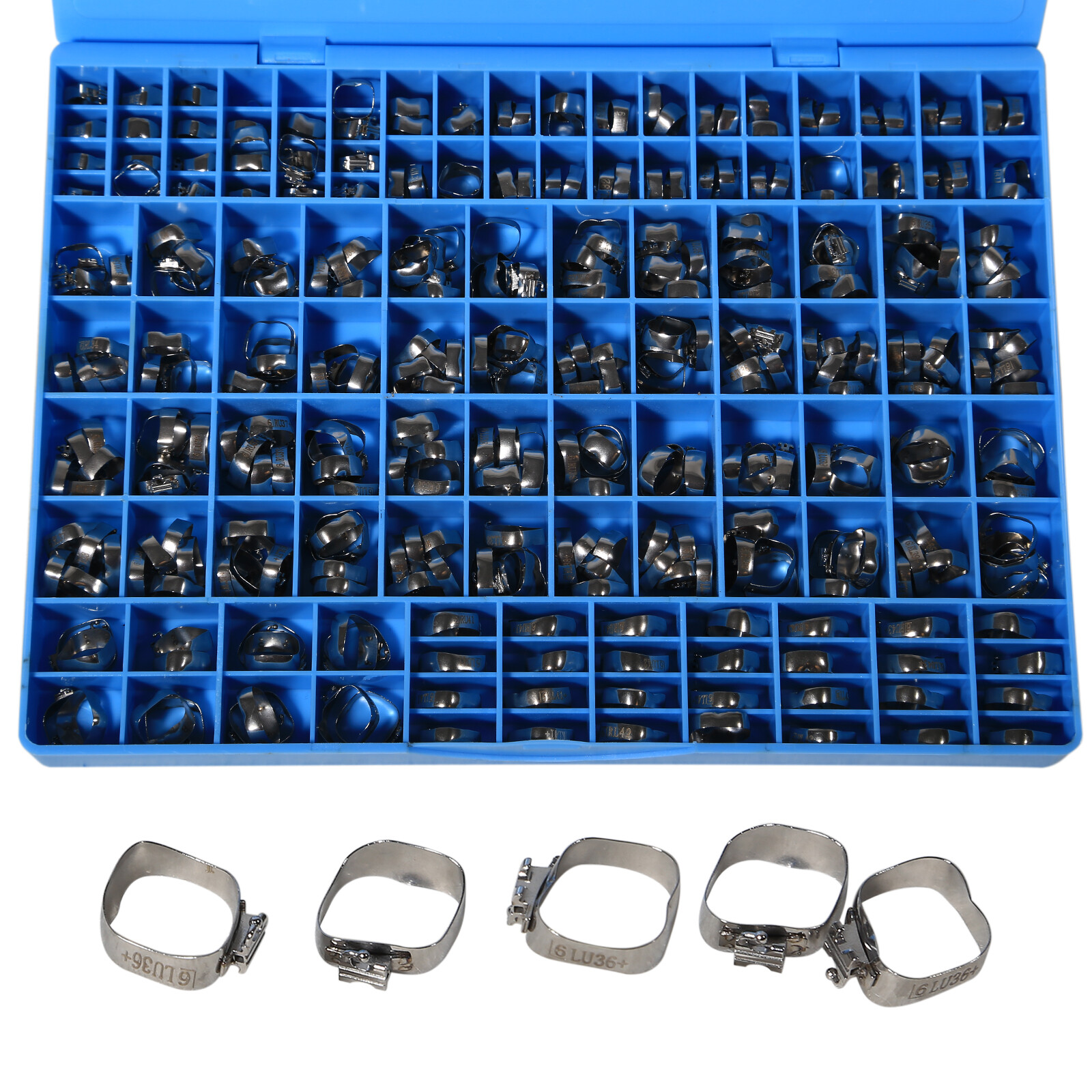10 Sets Dental Prewelded Sgl Tube Roth.022 1st Molar with Bands Convertible CE